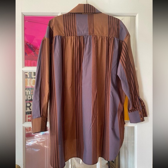 NWoT Ilana Kohn Talia shirt in Penny Vari print - Picture 5 of 7